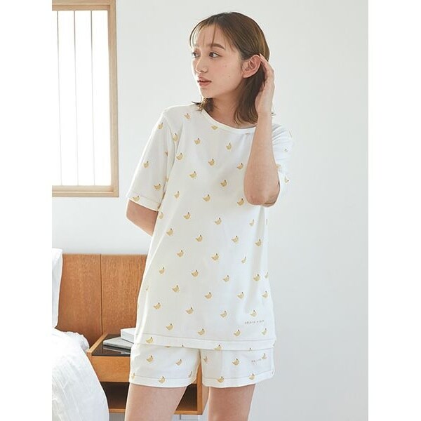 gelato pique ジェラート ピケ フルーツ柄 Tシャツ パンツ　バナナ ベビー フルーツ アニマル Tシャツ ショートパンツ セット