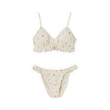 【接触冷感】アイス柄ワッフルブラ&ショーツセット