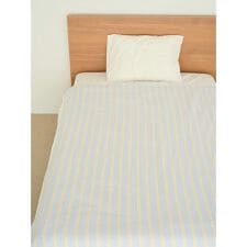 【Sleep】先染めストライプ ガーゼパイルケット | ジェラート ピケ