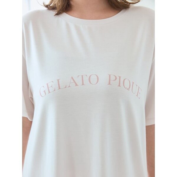 gelato pique モチーフ4柄ワンポイントTシャツ＆ショートパンツセット セール】【接触冷感】モチーフ4柄ワンポイントTシャツ&ショート