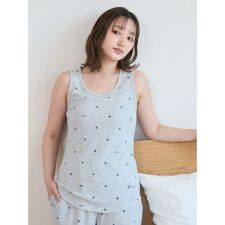 星柄ワッフルタンクトップ
