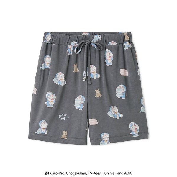 【ドラえもん】【ユニセックス】おはようおやすみTシャツ ハーフパンツ ドラえもん】【ユニセックス】おはようおやすみハーフパンツ
