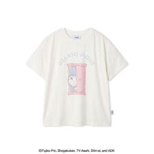 【ドラえもん】【レディース】ワンポイントTシャツ