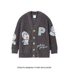 ジェラート ピケ(gelato pique)の【ドラえもん】【ユニセックス】おはようおやすみカーディガン