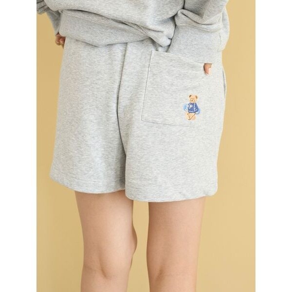 ONLINE限定】スポーティーベア裏毛プルオーバー＆裏毛ショートパンツ