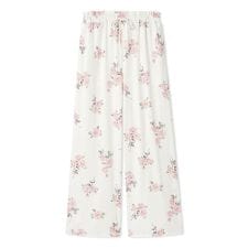 中花柄ロングパンツ