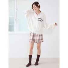 トレンドチェック柄ショートパンツ
