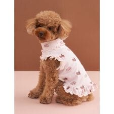 ジェラート ピケ(gelato pique)の【CAT&DOG】オータムケーキ柄プルオーバー