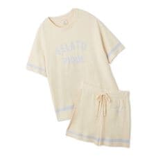 【ONLINE限定】スムーズィートリム半袖プルオーバー＆ショートパンツセット