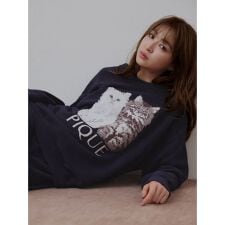 ジェラート ピケ(gelato pique)のツインキャットジャガードプルオーバー