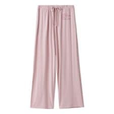 ジェラート ピケ(gelato pique)のフェミニンレーヨンロゴロングパンツ