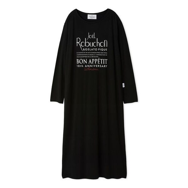 JOEL ROBUCHONスムーズィーシルク　前開き　ワンピース JOEL ROBUCHON】スムーズィーシルク前開きワンピース