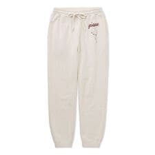 【UNISEX】裏毛ワンポイントロングパンツ