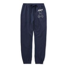 【UNISEX】裏毛ワンポイントロングパンツ