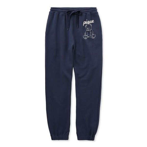 UNISEX】裏毛ワンポイントロングパンツ | ジェラート ピケ(gelato