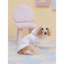 ジェラート ピケ(gelato pique)の【CAT&DOG】スムーズィーダックスサイズ２ボーダーフーディー