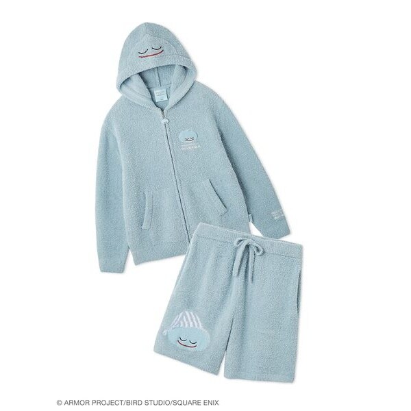 ジェラートピケ ドラゴンクエスト　パウダースライムパーカ&ハーフパンツセット gelato pique｜【ドラゴンクエスト】【ユニセックス】パウダー
