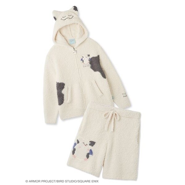 ジェラピケ　ドラクエコラボ　ジェラートモーモンパーカ＆ハーフパンツセット ドラゴンクエスト】【ユニセックス】ジェラートモーモンパーカ