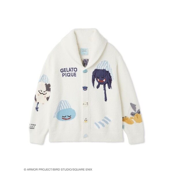 ジェラートピケ ドラクエ パウダーアソートモンスターカウチン MLサイズ ジェラートピケ ドラゴンクエスト パウダーアソートモンスター