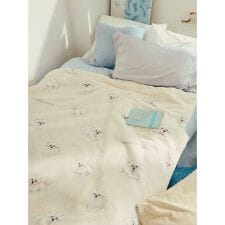 ジェラート ピケ(gelato pique)の【Sleep】DOG柄　プリント毛布