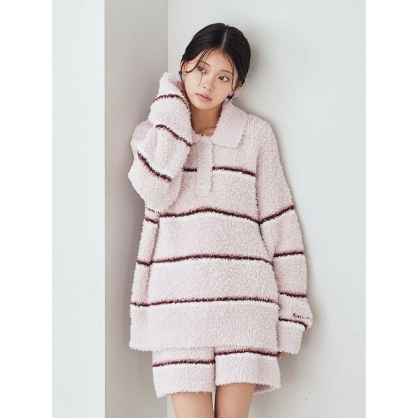 ジェラートボーダーポロ衿プルオーバー | ジェラート ピケ(gelato