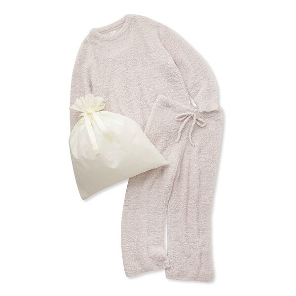 ジェラピケ パウダーメランジベアジャガードプルオーバー&ロングパンツSET gelato pique（ジェラートピケ）の「パウダーメランジベア