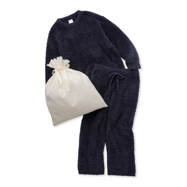 新品ジェラートピケリボンプルオーバー＆ロングパン 上下セットアップ 新品ジェラートピケリボン柄プルオーバー&ロングパンツ上下