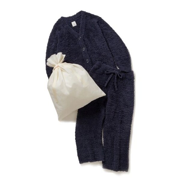 パウダーメランジベアジャガードプルオーバー&ロングパンツSET