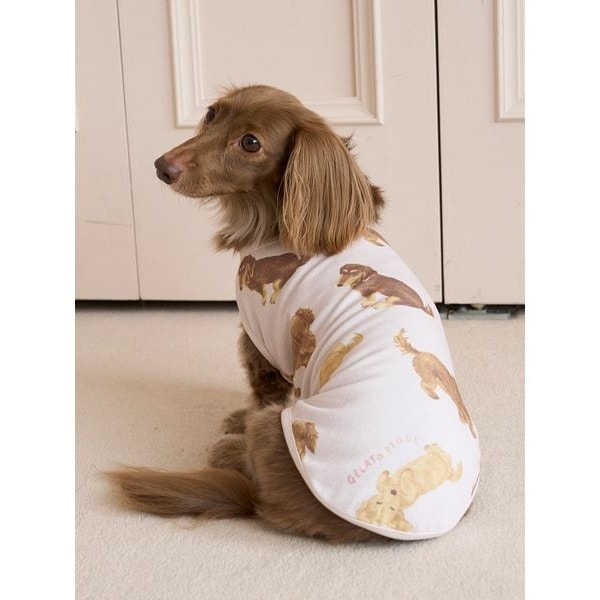 CAT&DOG】ダックスフンド柄プルオーバー | ジェラート ピケ