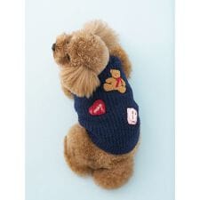 ジェラート ピケ(gelato pique)の【CAT&DOG】ベビモコベアサガラ刺繍プルオーバー