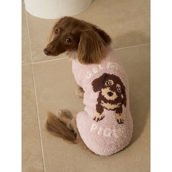 CAT&DOG】ベビモコダックスフンドジャガードプルオーバー | ジェラート