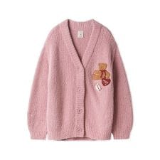 ジェラート ピケ(gelato pique)のベビモコベアさがらカーディガン