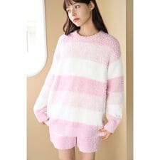 ジェラート ピケ(gelato pique)のジェラート3ボーダープルオーバー