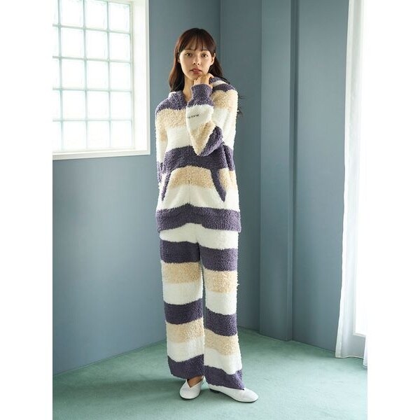 スムーズィー2ボーダーロングパンツ | ジェラート ピケ(gelato pique