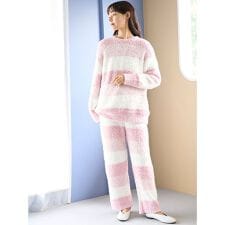 ジェラート ピケ(gelato pique)のジェラート3ボーダーロングパンツ