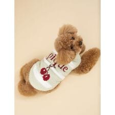 ジェラート ピケ(gelato pique)の【CAT&DOG】ベビモコチェリージャガードニット