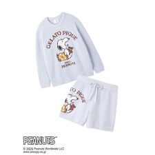 ジェラート ピケ(gelato pique)の【PEANUTS】【ONLINE限定】オリジナルアート ジャガードプルオーバー＆ショートパンツセット