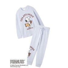 ジェラート ピケ(gelato pique)の【PEANUTS】【ONLINE限定】オリジナルアート ジャガードプルオーバー＆ロングパンツセット