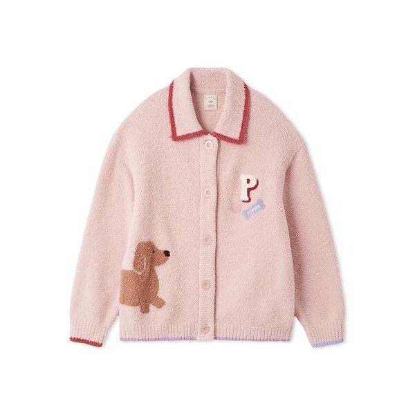 ベビモコダックスフンドジャガードカーディガン | ジェラート ピケ