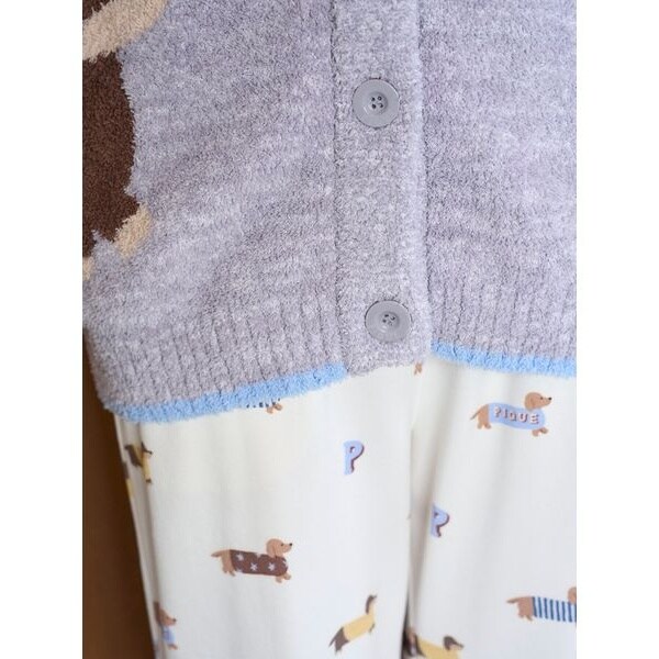 ベビモコダックスフンドジャガードカーディガン | ジェラート ピケ
