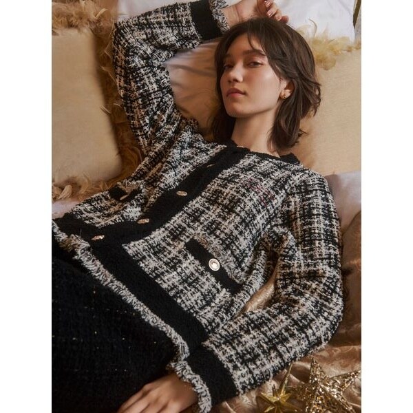 ONLINE限定】【HOLIDAY】ベアハートジャガードワンピース | ジェラート