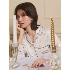 ジェラート ピケ(gelato pique)の【JOEL ROBUCHON】サテンシャツ