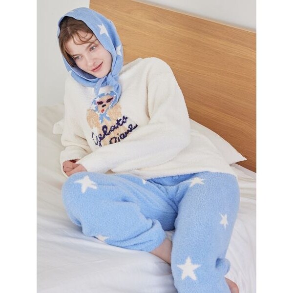 ONLINE限定】ベビモコベアさがらプルオーバー＆ロングパンツセット