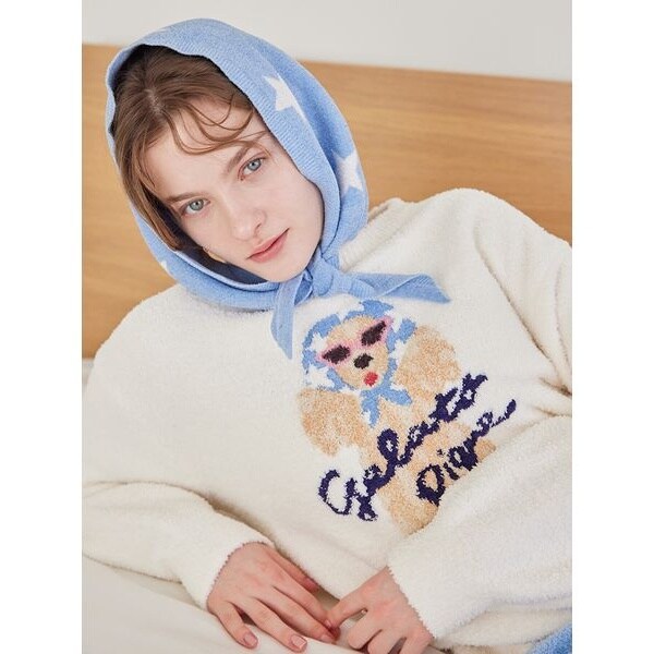 ラッピング済み】ツインズキャットジャガードプルオーバー＆ショート