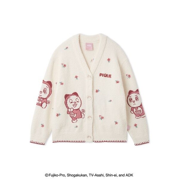 ドラえもん】【レディース】ベビモコジャガードカーディガン