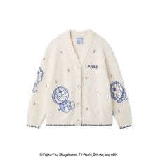 【ドラえもん】【レディース】ベビモコジャガードカーディガン