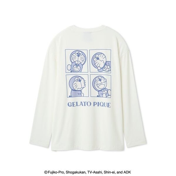 ジェラートピケドラえもん Lサイズ ドラえもん】【レディース】プリントロンT | ジェラート ピケ(gelato