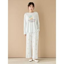 アイス柄ロングパンツ