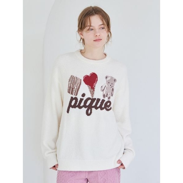 ワンポイントジャガードプルオーバー | ジェラート ピケ(gelato pique