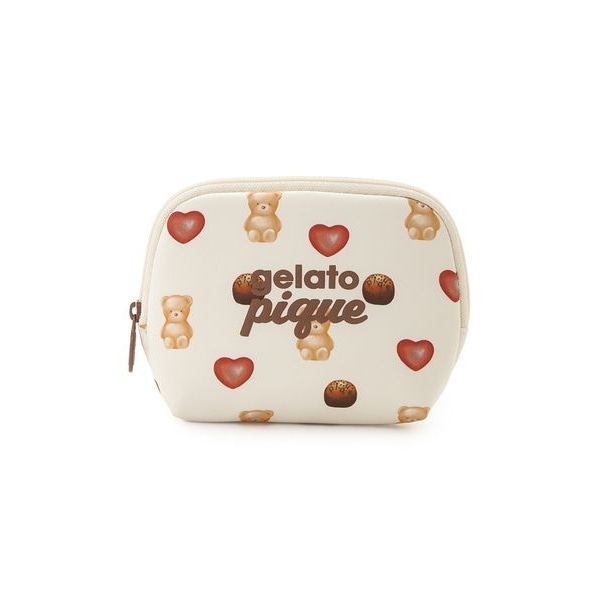 開封のみ⭐︎レア⭐︎FEILER⭐︎フェイラー　ストロベリー　ティッシュポーチ ストロベリードット ティッシュポーチ L/STD-253012(アイボリー